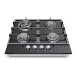 CrystalFlame 3-Burner Tempered Glass